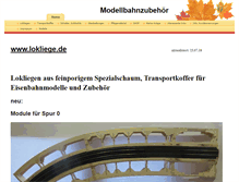Tablet Screenshot of lokliege.de